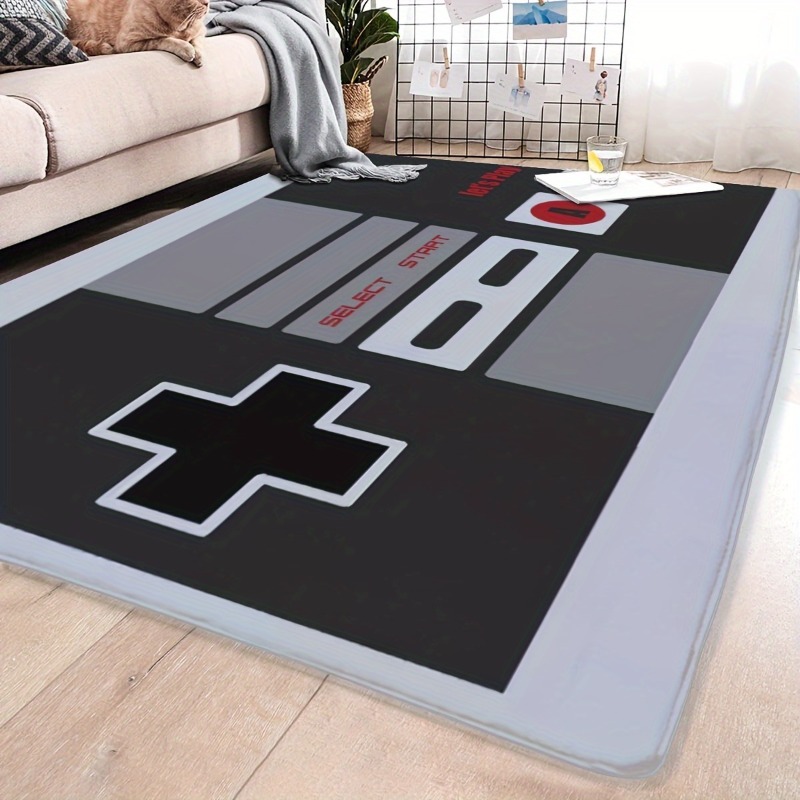 Retro Gaming Bar - Game Area Rugs 3D Printed Player