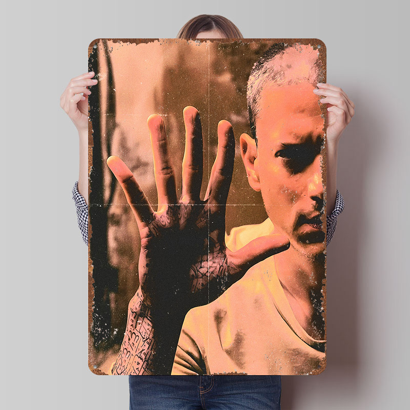 Retro Gaming Bar - Prison Break Poster Customized Vintage Metal