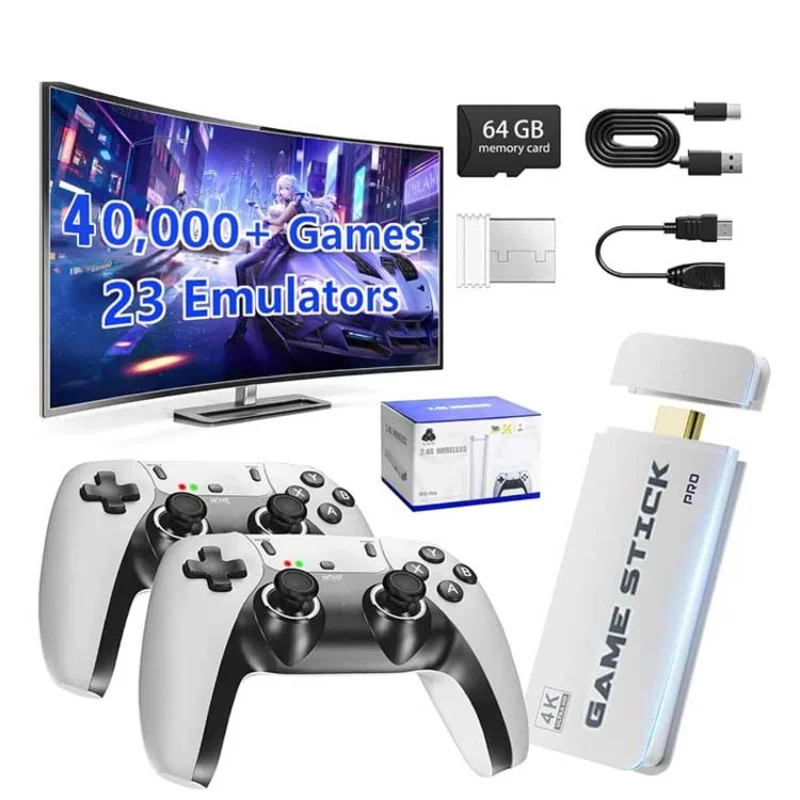 Retro Gaming Mister - M15 4K TV Game Stick 64GB