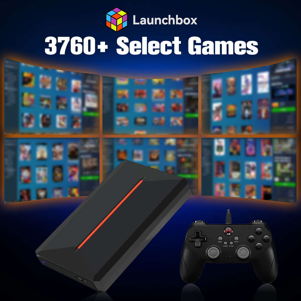 Retro Gaming Emulator Pc - Launchbox OS Retro Gaming HDD 3760+Games