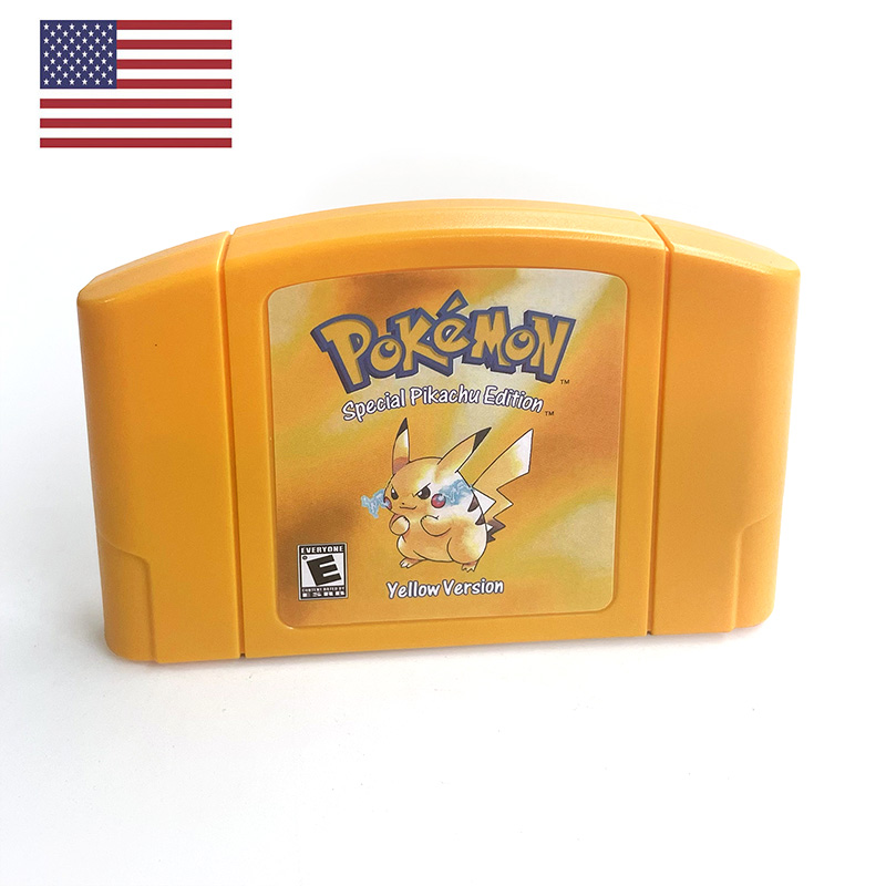 Retro Gaming Pokemon - USA NTSC Version English Pokemon Yellow