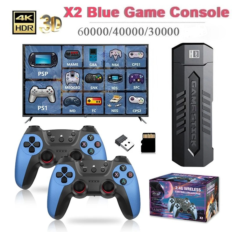 Retro Gaming X2 - 2026 New X2 Blue Retro Gaming
