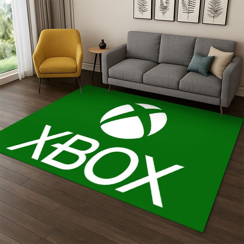 Retro Gaming Xbox - retro Xbox Gaming Gamer Logo Carpet