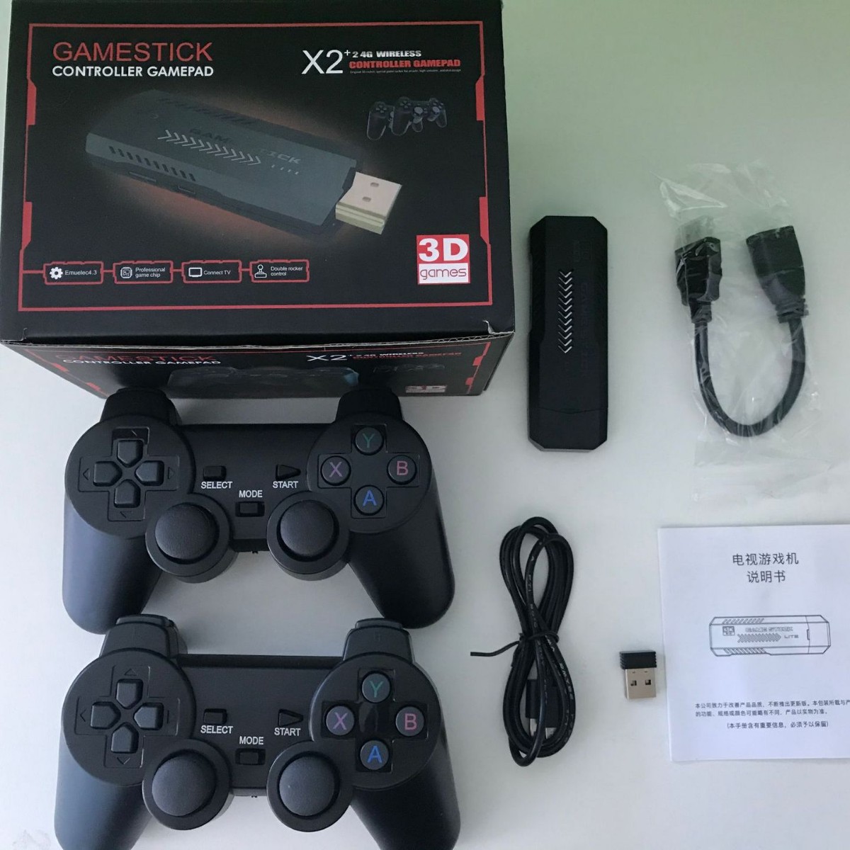 Retro Gaming X2 - X2 Retro Video Game Console 2.4G