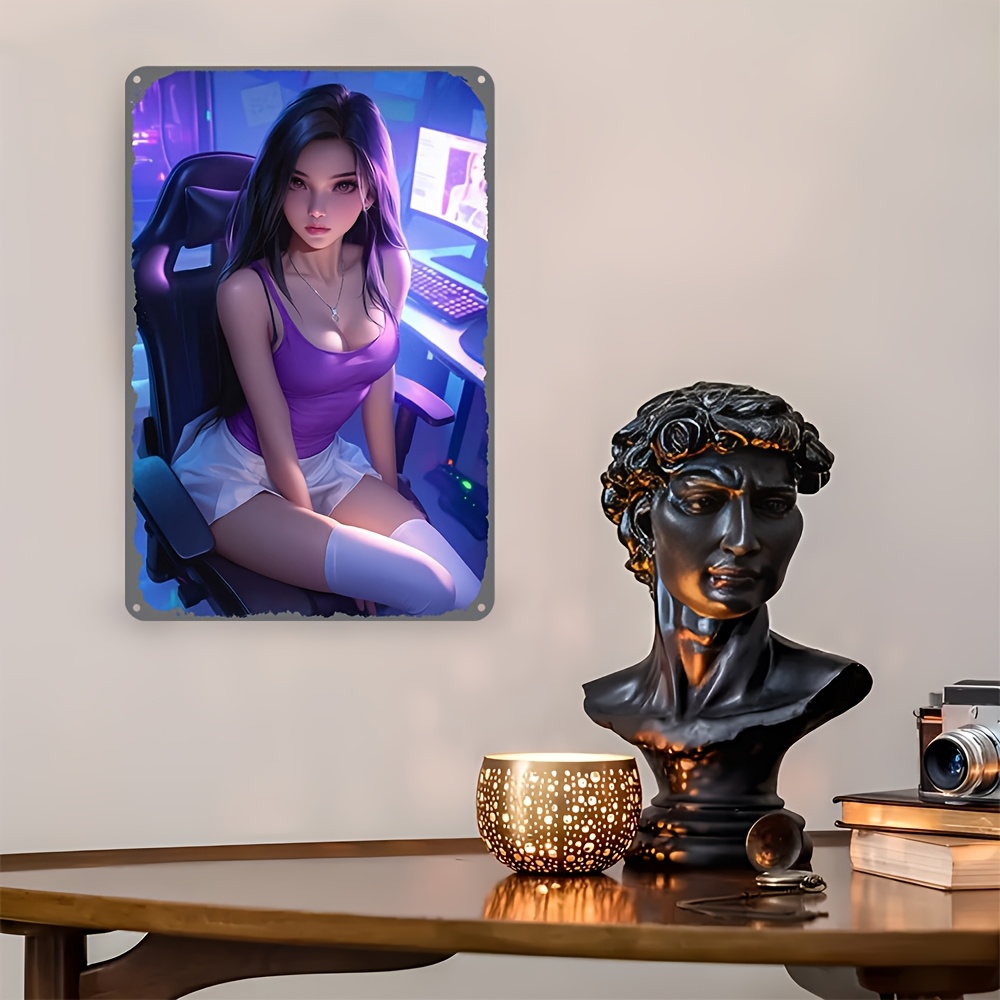 Anime Metal Wall Art 2D Retro  - огляд і ціна Retro Gaming Bar