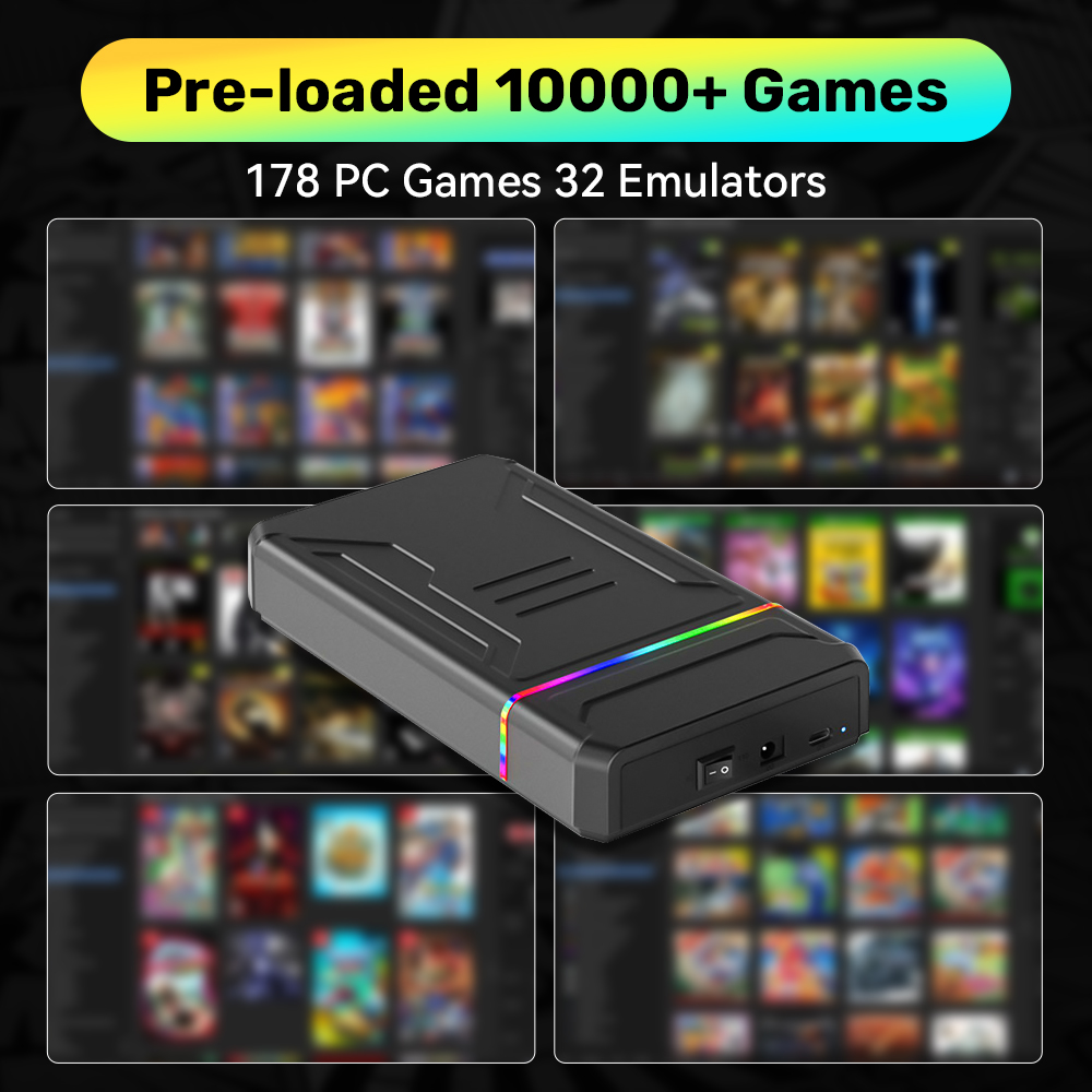 3TB External Retro Game HDD Em - огляд і ціна Retro Gaming Xbox