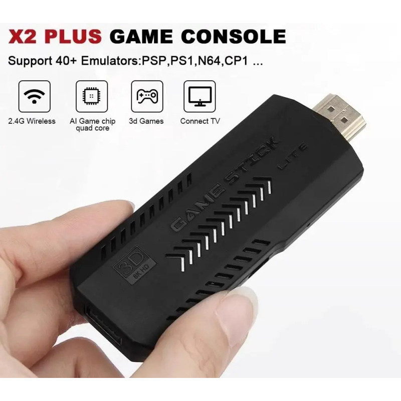 X2 Plus 64G Retro 4K Game Cons - огляд і ціна Retro Gaming X2