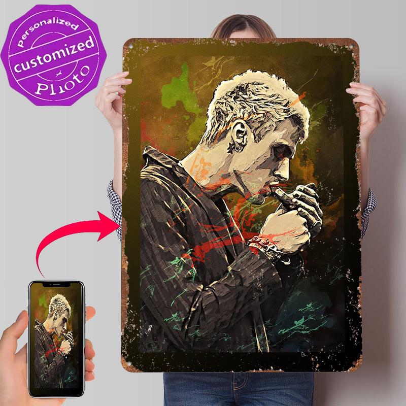 Machine Gun Kelly Tin Poster C - огляд і ціна Retro Gaming Gun