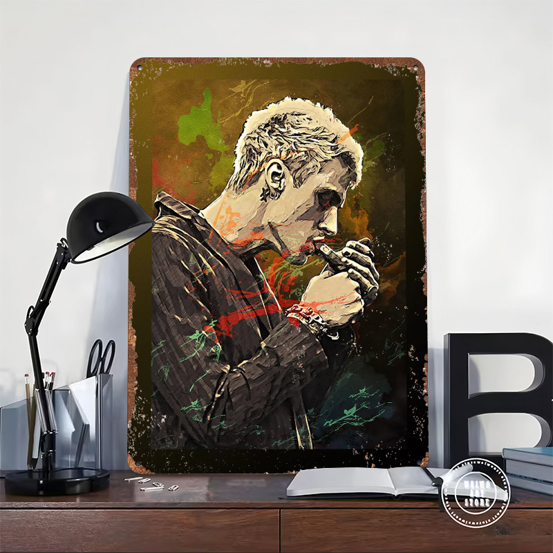 Machine Gun Kelly Tin Poster C - огляд і ціна Retro Gaming Gun
