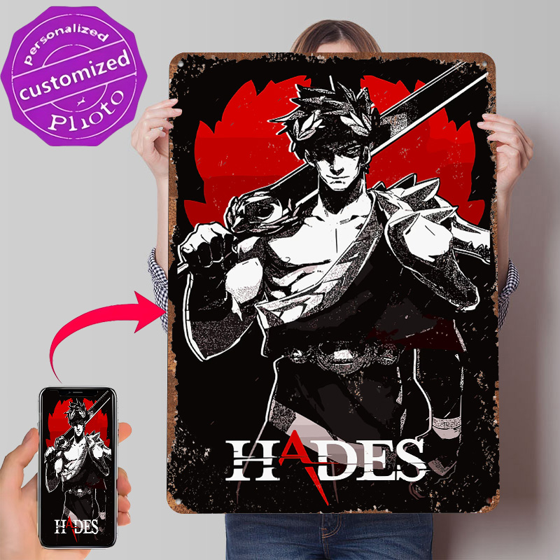 Hades Game Metal Poster Custom - огляд і ціна Retro Gaming Bar