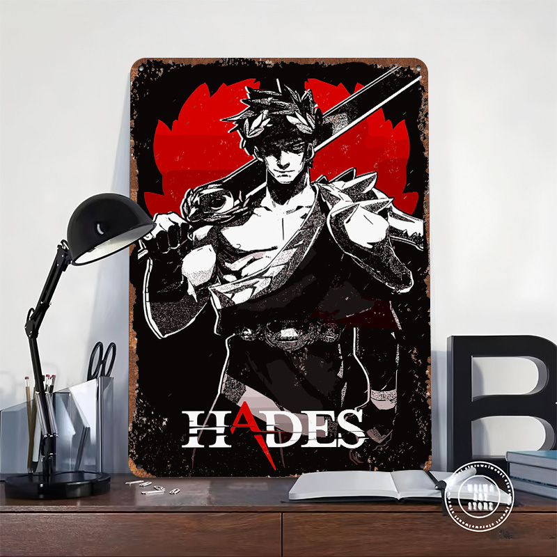 Hades Game Metal Poster Custom - огляд і ціна Retro Gaming Bar