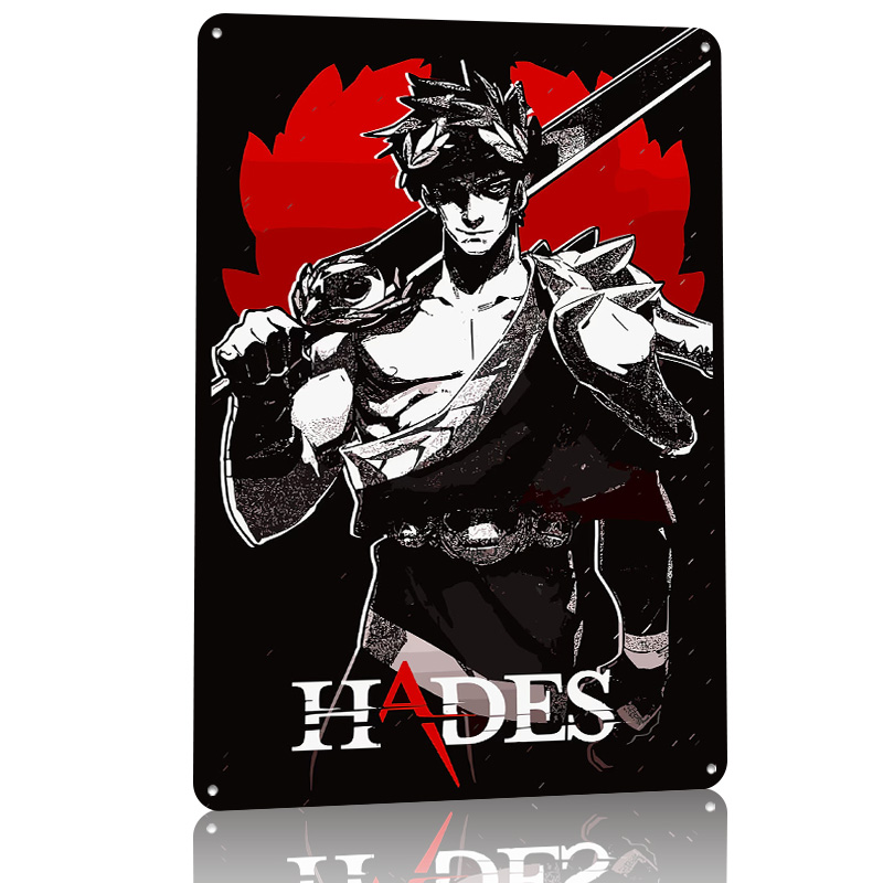 Hades Game Metal Poster Custom - огляд і ціна Retro Gaming Bar