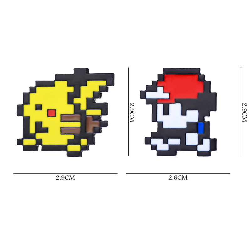 2pcs Retro Game 8-bit Pixel Po - огляд і ціна Retro Gaming Pokemon