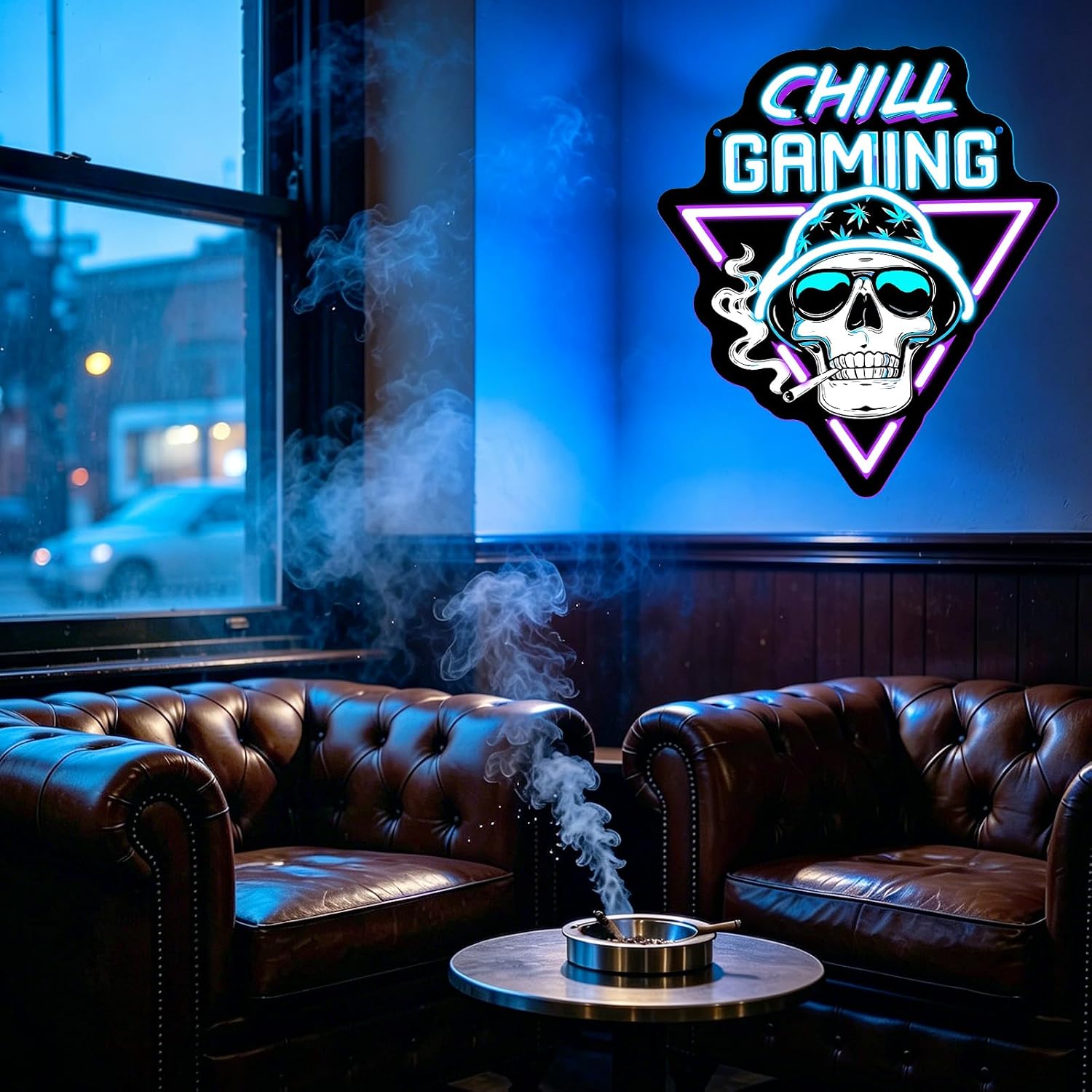  Chill Gaming Skull LED Neon  - огляд і ціна Retro Gaming Bar
