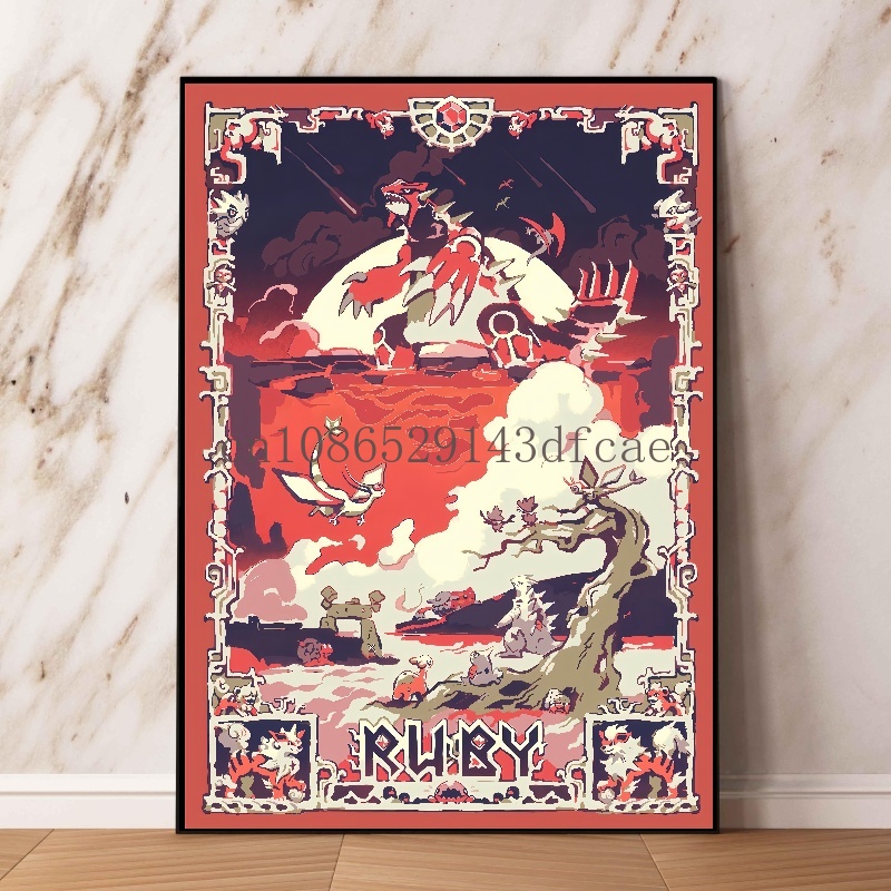 Pokemon Retro Cartoon Poster C - огляд і ціна Retro Gaming Pokemon