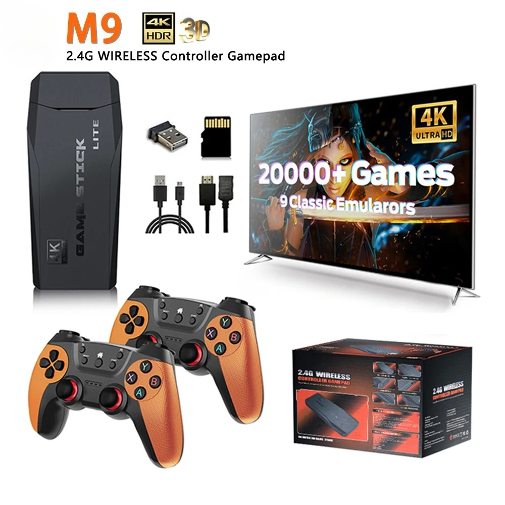 M9 Video Game Console 4K 20000 - огляд і ціна Retro Gaming Mister
