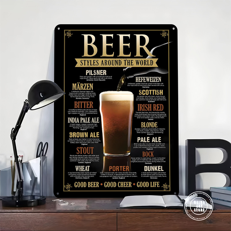 Black Beer Guide Tinplate Post - огляд і ціна Retro Gaming Guide