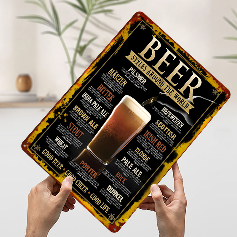 Black Beer Guide Tinplate Post - огляд і ціна Retro Gaming Guide