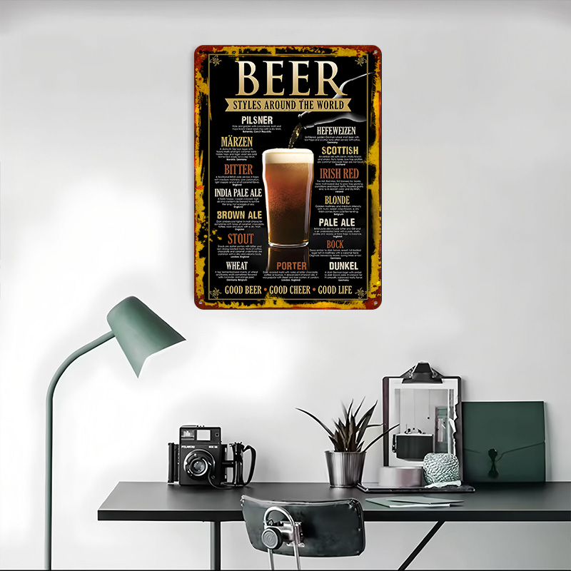 Black Beer Guide Tinplate Post - огляд і ціна Retro Gaming Guide