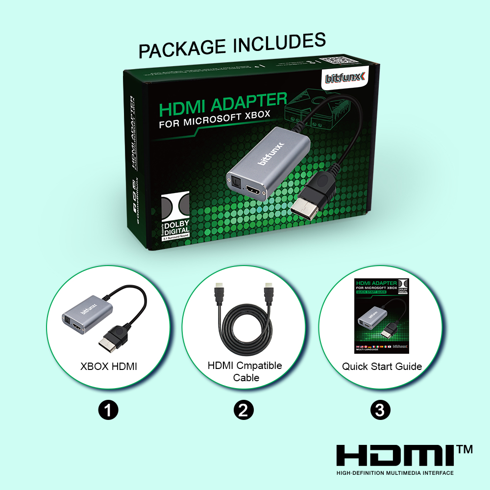 Bitfunx HDMI™ Adapter for XBOX - огляд і ціна Retro Gaming Xbox