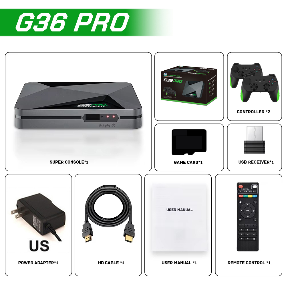 2026 New  G36 Pro Game Console - огляд і ціна Retro Gaming Mister