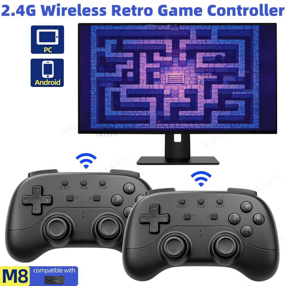 2.4G Wireless Gamepad No Delay - огляд і ціна Retro Gaming Emulator Pc