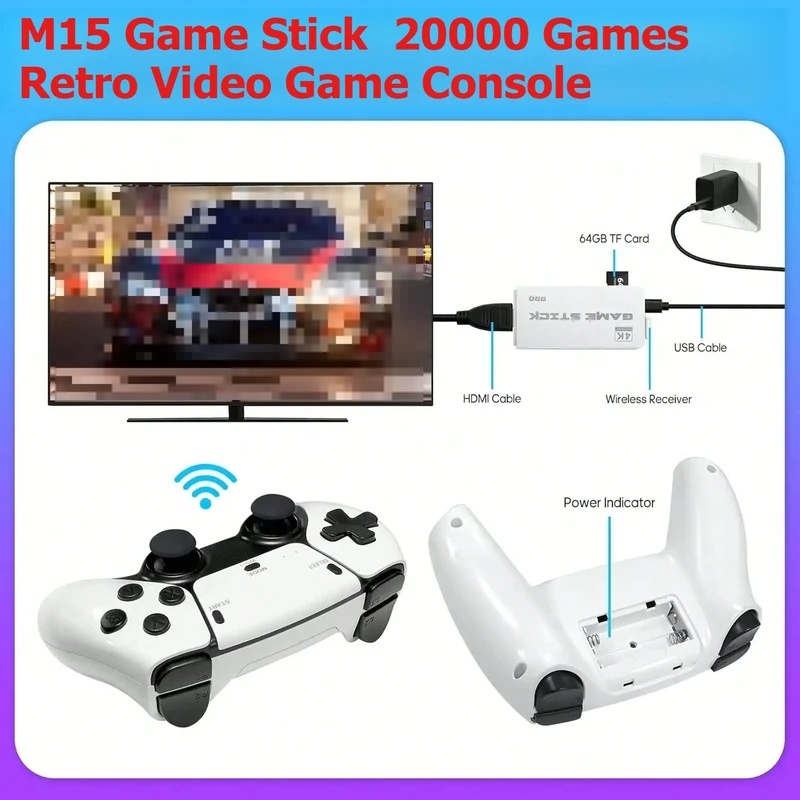 M15 Retro Video Game Stick 2.4 - огляд і ціна Retro Gaming Mister