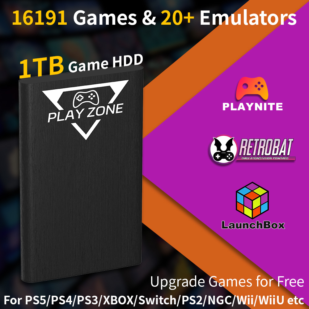 Play Zone 1TB Portable Gaming  - огляд і ціна Retro Gaming Emulator Pc