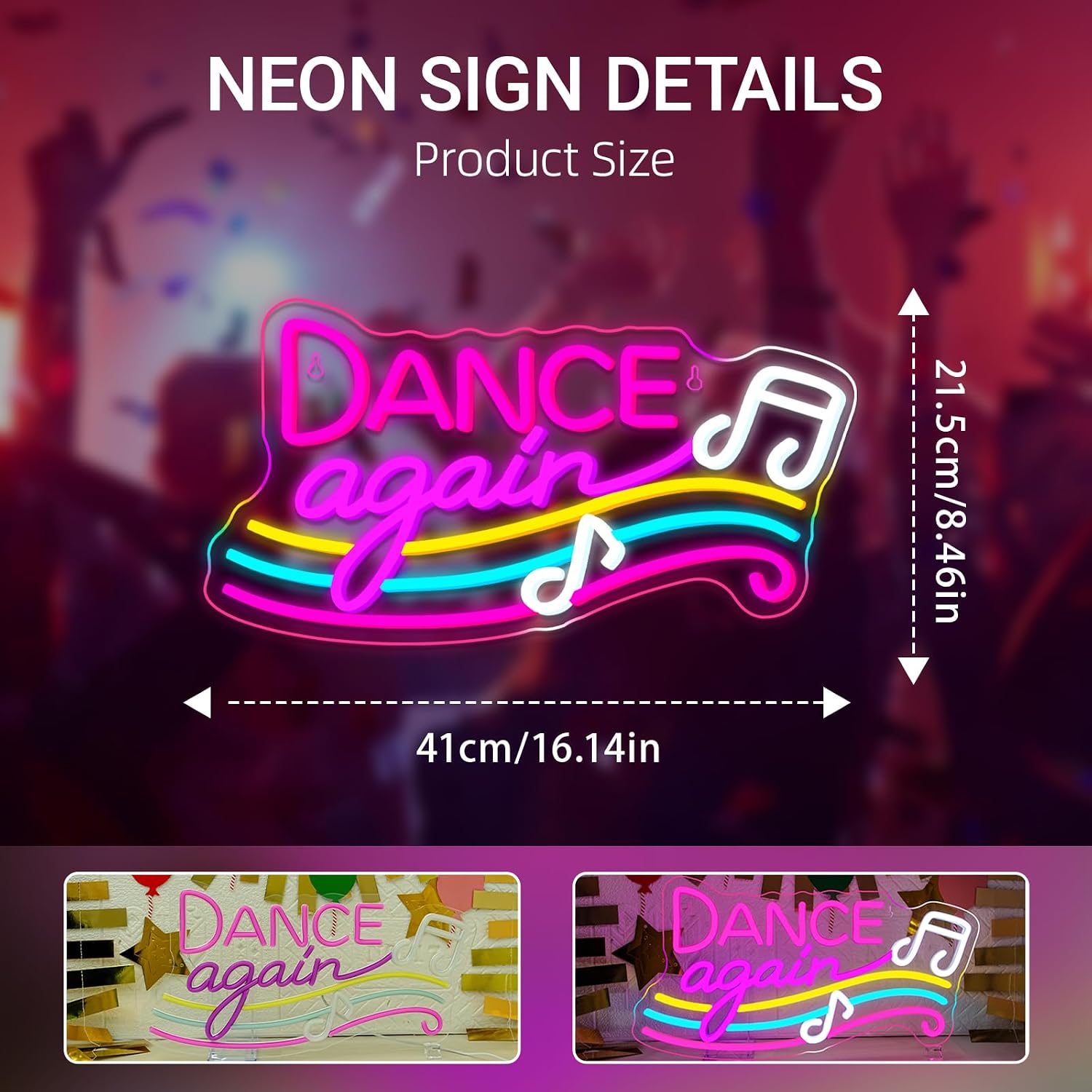 Dance Neon Sign USB Powered Ha - огляд і ціна Retro Gaming Bar