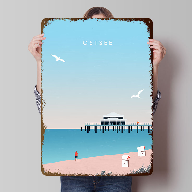 Baltic Sea Poster Customized V - огляд і ціна Retro Gaming Bar
