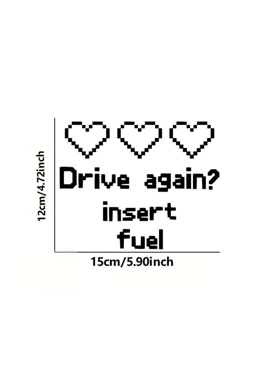 Drive Again Insert Fuel Vinyl  - огляд і ціна Retro Gaming Words