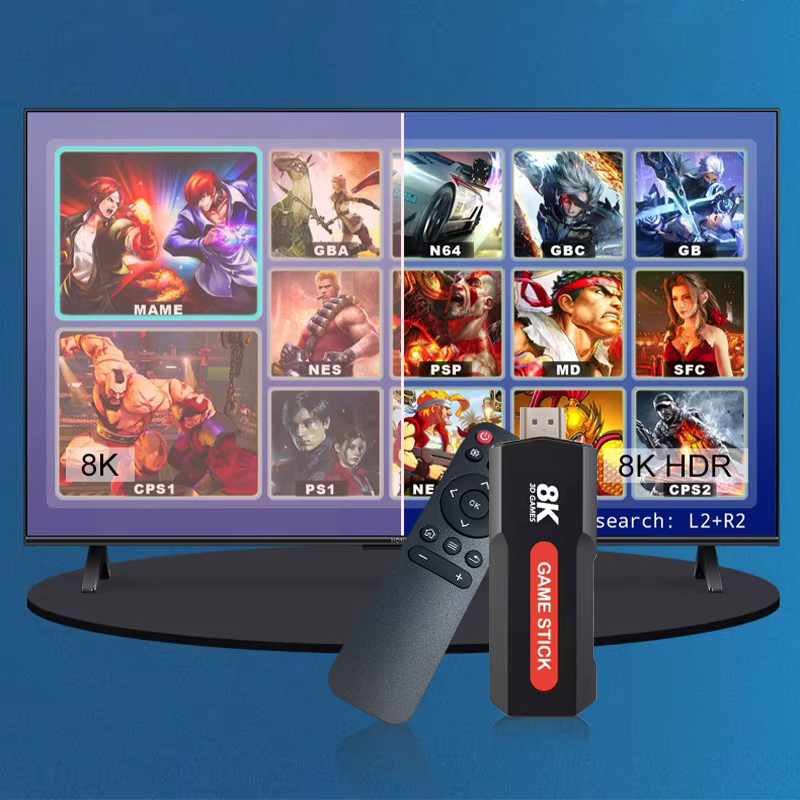 X2 Game Stick HD 4K 8K 3D Cons - огляд і ціна Retro Gaming Tablet