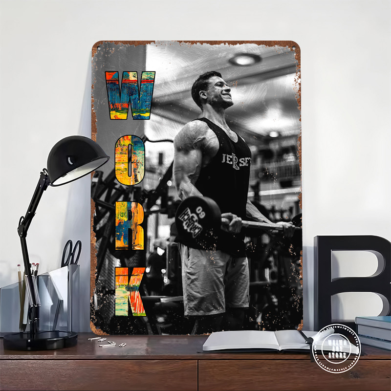 GYM Tin Poster Customized Wall - огляд і ціна Retro Gaming Bar