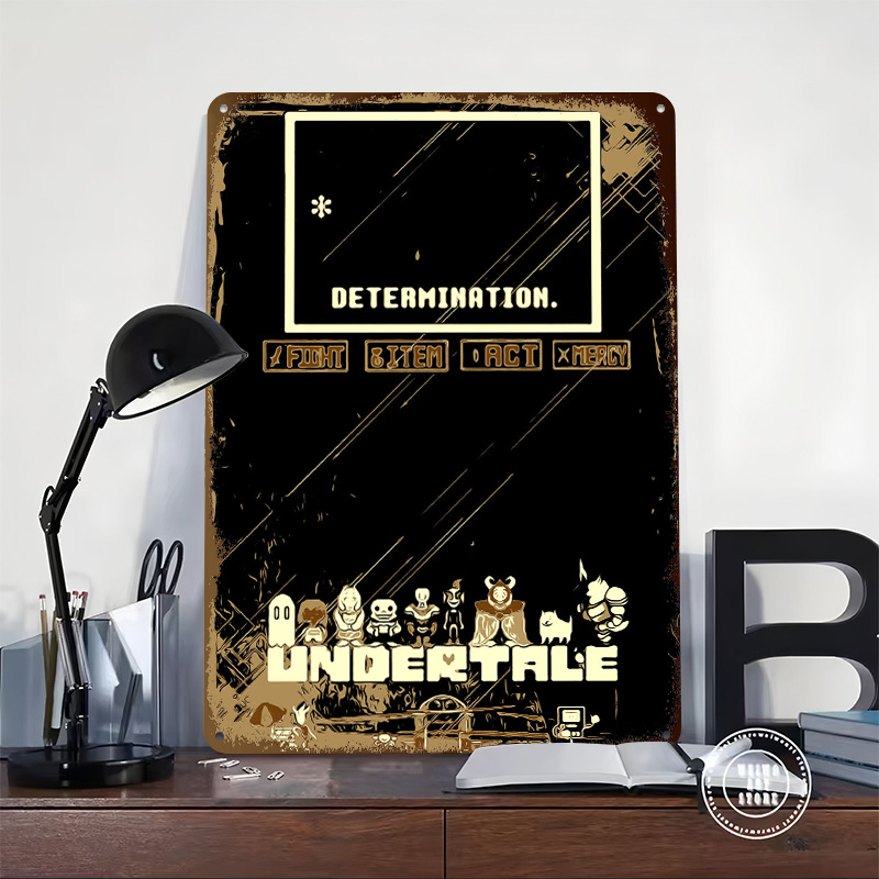 Undertale Metal Poster Custom  - огляд і ціна Retro Gaming Bar