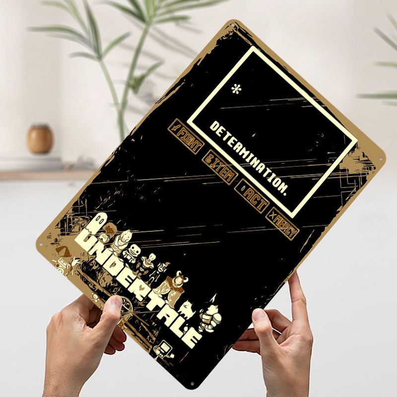 Undertale Metal Poster Custom  - огляд і ціна Retro Gaming Bar