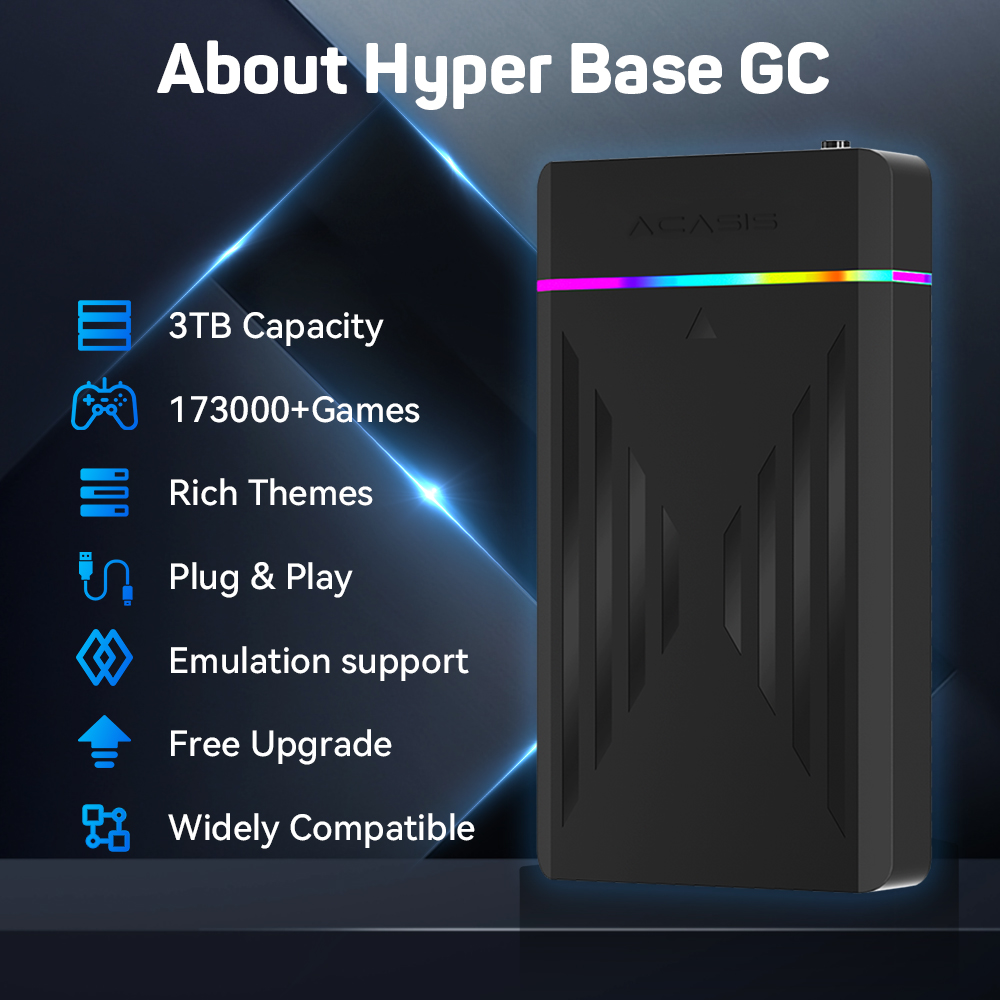 3TB Portable Gaming HDD Launch - огляд і ціна Retro Gaming Tablet